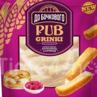 Грінки Пшеничні Зі Смаком Холодця Та Хрону (150г)