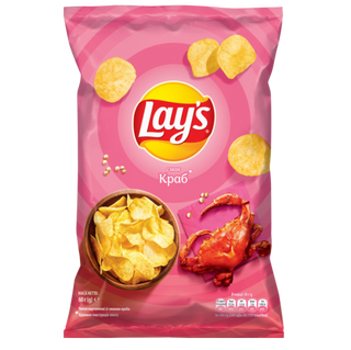 Чiпси Lays Зі Смаком Краба (120г)