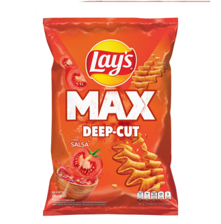 Чіпси Lays Max Зі Смаком Шаленої Сальси (120г)