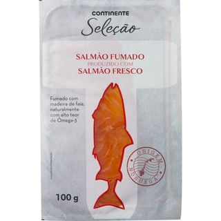 Salmão Fumado da Noruega Continente Seleção (emb. 100 gr)