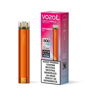 Narghilea electronica reincarcabila-  SWITCH PRO 2 STRAWBERRY ICE   2%nicotina
