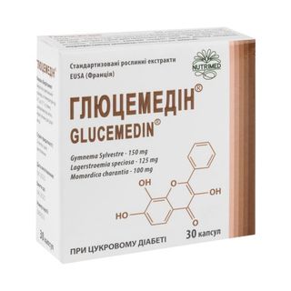 Глюцемедін Капсули 400мг №30