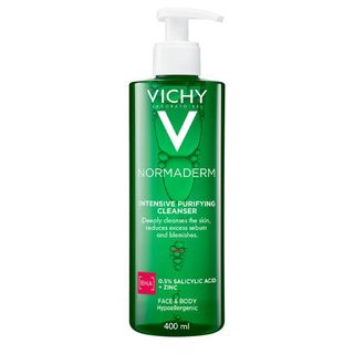 Гель Vichy Normaderm Intensive Purifying Cleanser Для Глибокого Очищення Жирної, Схильної До Недоліків Шкіри Обличчя І Тіла 400 Мл