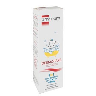 Гель Для Душу + Шампунь + Піна Для Ванни Emolium 3в1 400 Мл