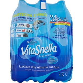 Acqua Vitasnella 1.5 L - Confezione Da 6