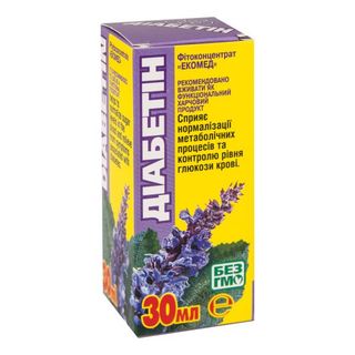 Фітоконцентрат Екомед Діабетін 30 Мл