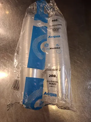 Confezione Bicchieri Acqua 200 Cc