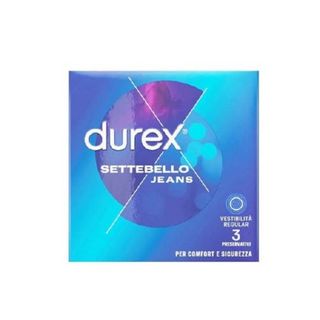 DUREX - Settebello Jeans 3 Profilattici - 984949661
