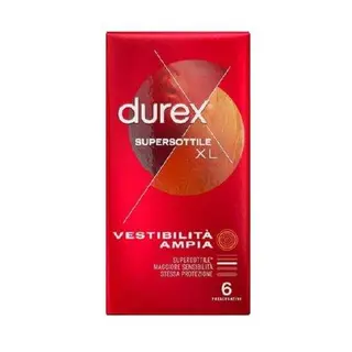 DUREX - Supersottile XL 6 Preservativi - 985914023