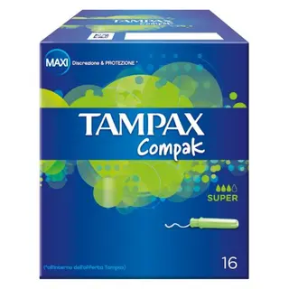 TAMPAX - Compak Super 16 Assorbenti - 906048576