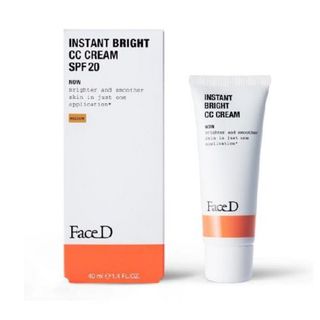 FACED - CC Cream SPF 20 Crema Correttrice Del Colore Medium Instant Bright 40 ml - 925542262