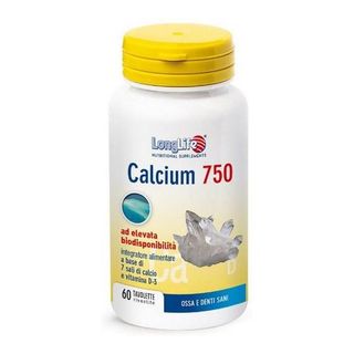 LONGLIFE - Calcium 750 mg 60 Tavolette - 944252802