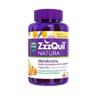 VICKS - ZzzQuil Natura Mango & Banana 60 Pastiglie Gommose - 984886958