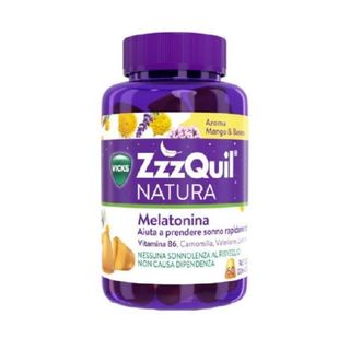 VICKS - ZzzQuil Natura Mango & Banana 60 Pastiglie Gommose - 984886958