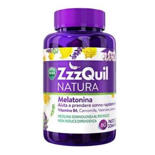 VICKS - ZzzQuil Natura Integratore Per Il Sonno 60 Pastiglie Gommose - 976597070