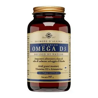 SOLGAR - Advanced Omega D3 120 Perle Softgels - 947462432