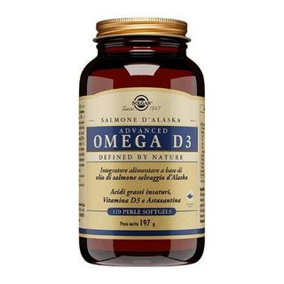 SOLGAR - Advanced Omega D3 120 Perle Softgels - 947462432