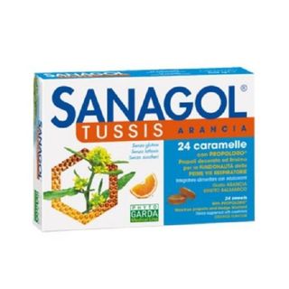 SANAGOL - Tussis Arancia 24 Caramelle - 903152229