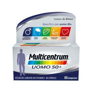 MULTICENTRUM - Uomo 50+ Integratore Alimentare 60 Compresse - 942006166