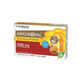 ARKOPHARMA - Arkoroyal Pappa Reale Premium 2500 mg Senza Zuccheri 10 Fiale 15 ml - 981505365