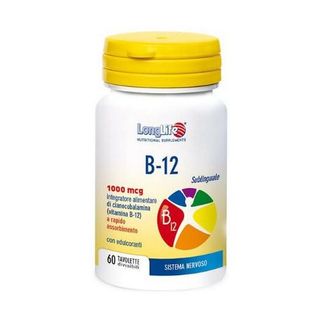 LONGLIFE - B-12 Sublinguale 1000 mcg 60 Tavolette - 941181568