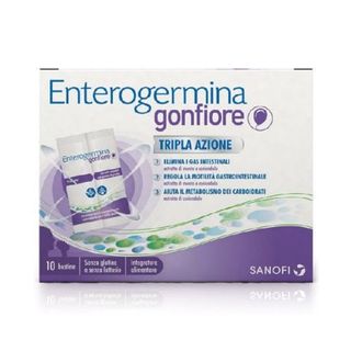 ENTEROGERMINA - Gonfiore Tripla Azione 10 Bustine Bipartite - 935190393