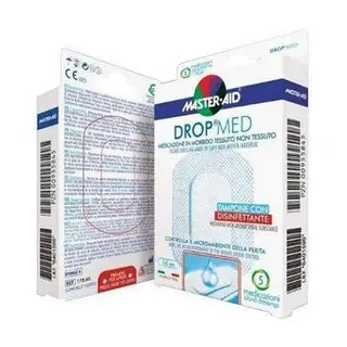 Master-Aid® Drop® Med Medicazione In Morbido Tessuto Non Tessuto 7X5 Cm 5 Pezzi - 909027740