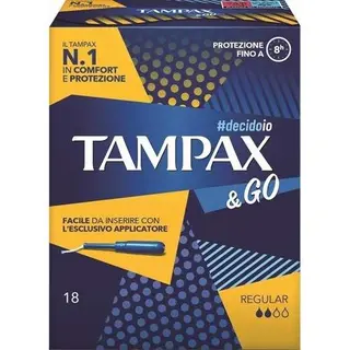TAMPAX &GO REGULAR 18PZ
