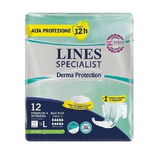 LINES SPECIALIST - Derma Protection 12 Pannoloni a Mutanda Tg L 100-150 cm - 985872769