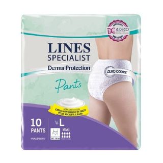 LINES SPECIALIST - Derma Protection Pants Maxi Taglia L 10 Pannoloni - 983273931