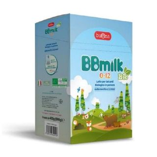 BUONA - BBmilk 0-12 Bio Latte In Polvere 2 Buste Da 400 g - 980258166