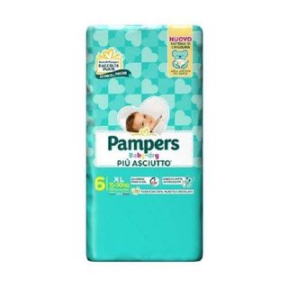 PAMPERS - Baby Dry Più Asciutto Taglia 6 XL 15-30 Kg 13 Pannolini - 985995695
