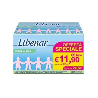 Soluzione Isotonica Sterile Igiene Nasino 60 Flaconcini Da 5 ml - 987838974