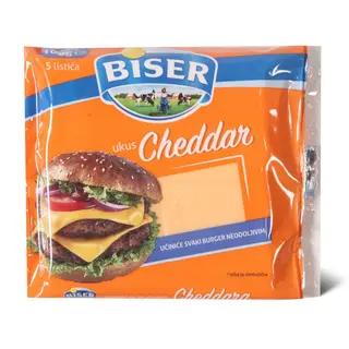 SIR TOPLJENI CHEDDAR 100G BISER