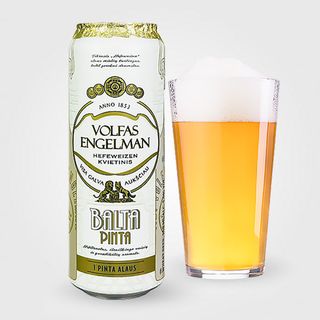 Пиво Volfas Engelman Balta Pinta (568мл) З/б