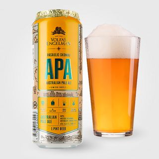 Пиво Volfas Engelman Apa (568мл) З/б