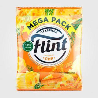 Сухарики Пшенично-житні Зі Смаком Сир (110г)