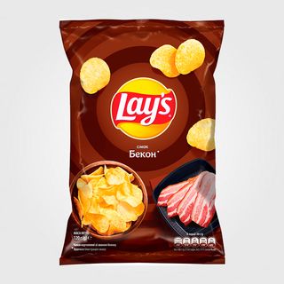 Чіпси Lay's 120г Зі Смаком Бекону