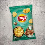 Чипси Lays 120 Г «білі Гриби Зі Сметаною»