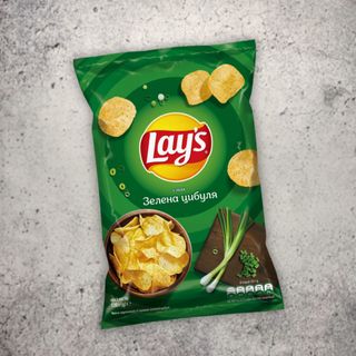 Чипси Lays 120 Г «зелена Цибуля»