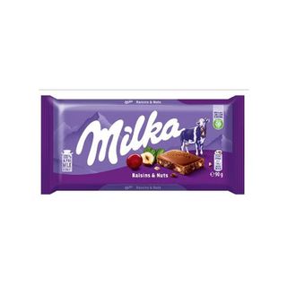 COKOLADA MILKA RAISINS&NUTS 90G 11290402