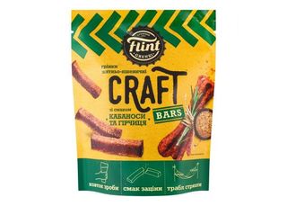 Грінки Флінт Житньо Пшеничні Кабаноси Та Гірчиця (80г)