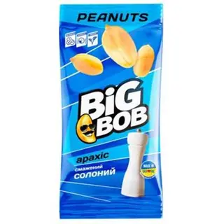 Арахіс Біг Боб Смажений Солоний (60г)
