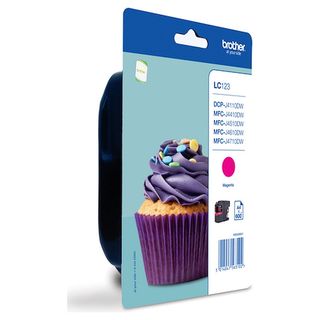 Cartuccia Brother Lc123 Magenta Per J6520 J4410 - Crtbrtlc123m