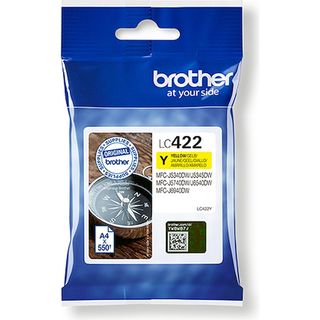 Cartuccia Brother Lc422 Giallo Per Mfc-j6540 Mfc-j5340dw - Crtbrtlc422y