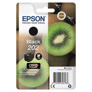 Cartuccia Epson 202 Serie Kiwi Nero Per Xp6005 Xp6000 - Crtepst02e14020