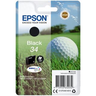 Cartuccia Epson T346 Nero Pallina Da Golf Per Wf3725dw Wf3720dwf - Crtepst34614020