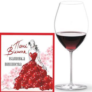 Пані Вишня (червоне,напівсолодке,alc 10,5%) 1л