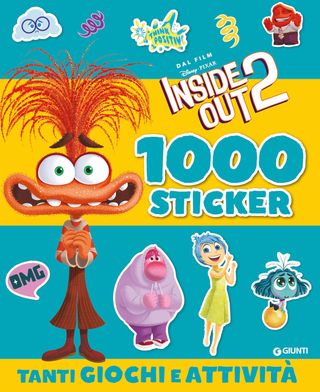 1000 Sticker Inside Out 2. Tanti Giochi E Attività Di Walt Disney - 9788852246739