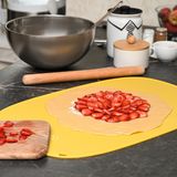 Килимок Для Тіста Силіконовий (600х400мм, Жовтий) Kp-84 Yellow